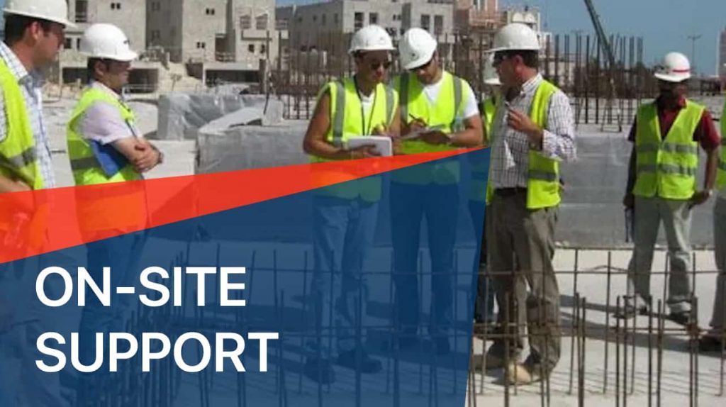 ZMARTBUILD On-site technical support