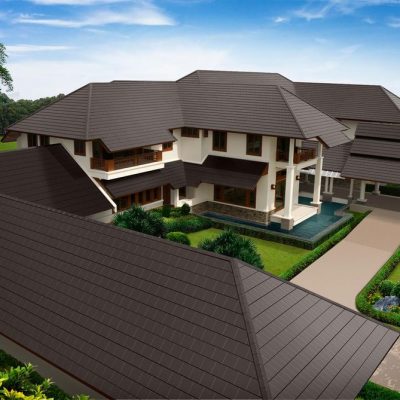 SCG Excella Modern Ceramic Roof Tile for luxury house
