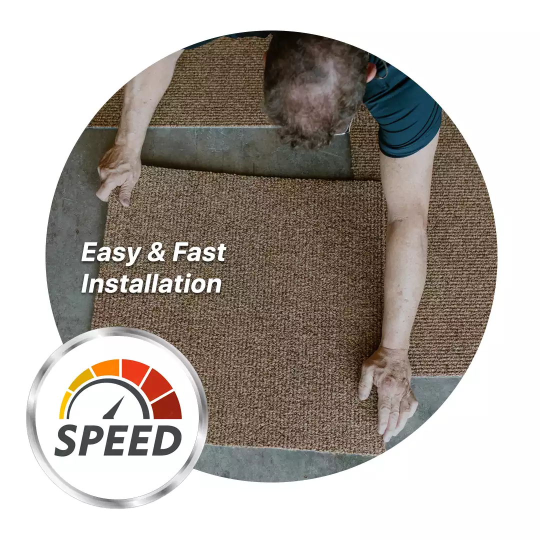 How to install carpet tile