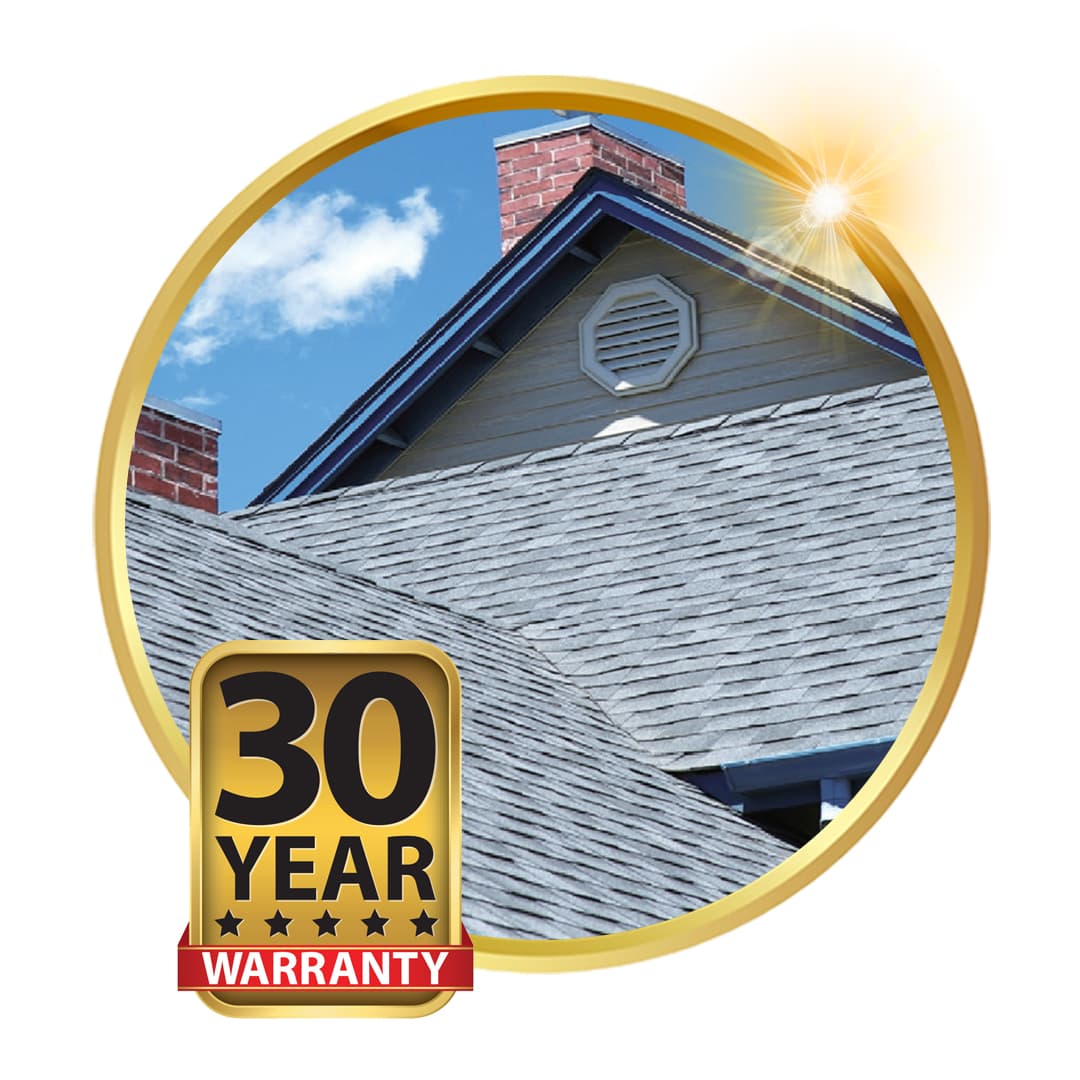 Roof shingles 30 years warranty