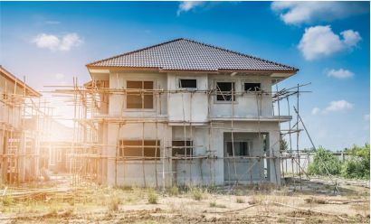 Readymade concrete wall used for constructions of independent house