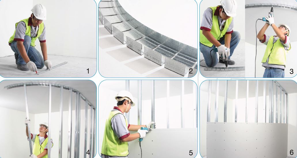 Gypsum board installation guide