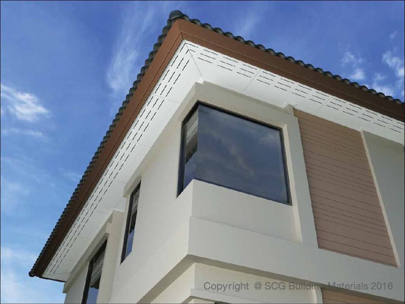 SCG Fiber Cement Board for ceiling application