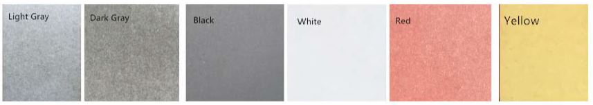 Color Chart of High Density Board - Hormogeneous