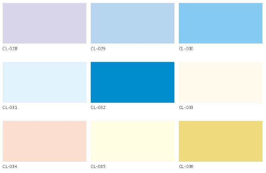 High Density Fiber Cement Board - Color Chart - Solid color series 4