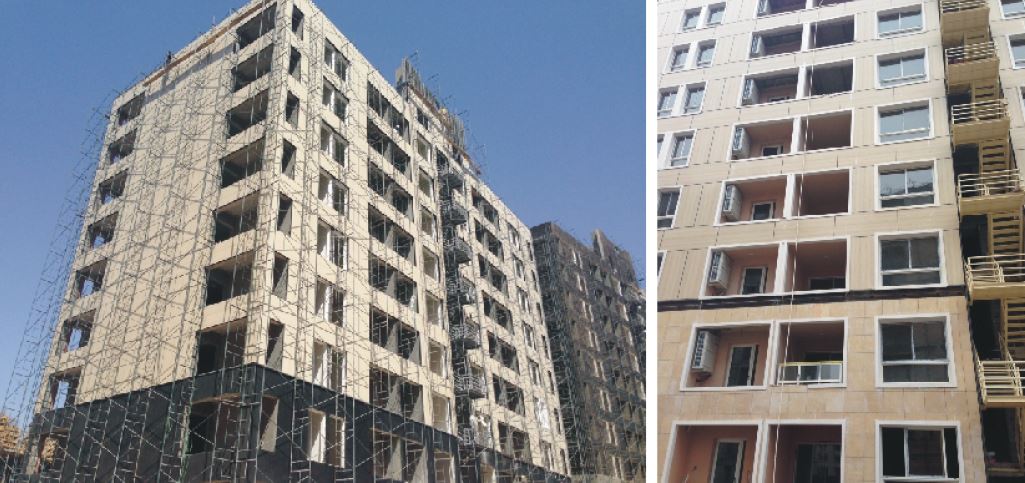 High Density Fiber Cement Board - high rise building Reference site