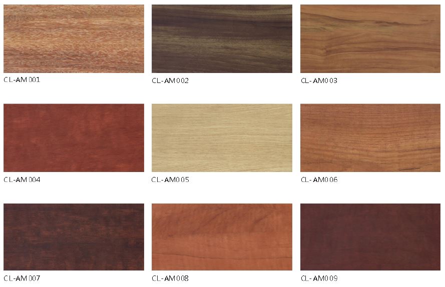 Montania High Density Fiber Cement Board - Color Chart - Marble texture - Wood texture series 1