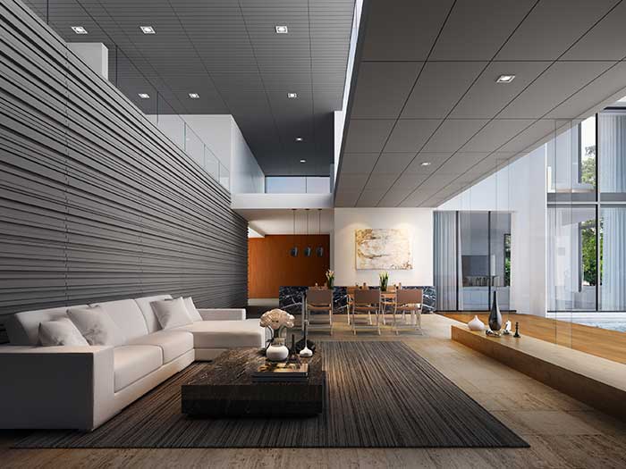 Modern ceiling board style