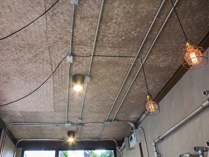 Natural ceiling for decoration