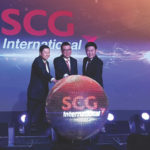 Top Executives celebrate the rebranding scg trading to SCG International Corporation