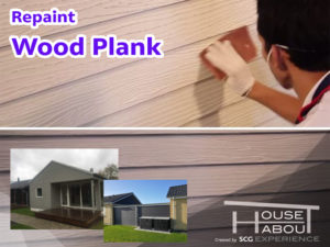 How to repaint SCG Wood Plank wall to keep it new