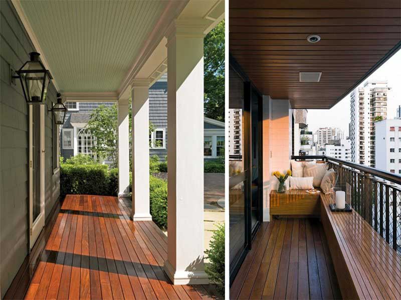 Real wood decking vs wood substitute decking