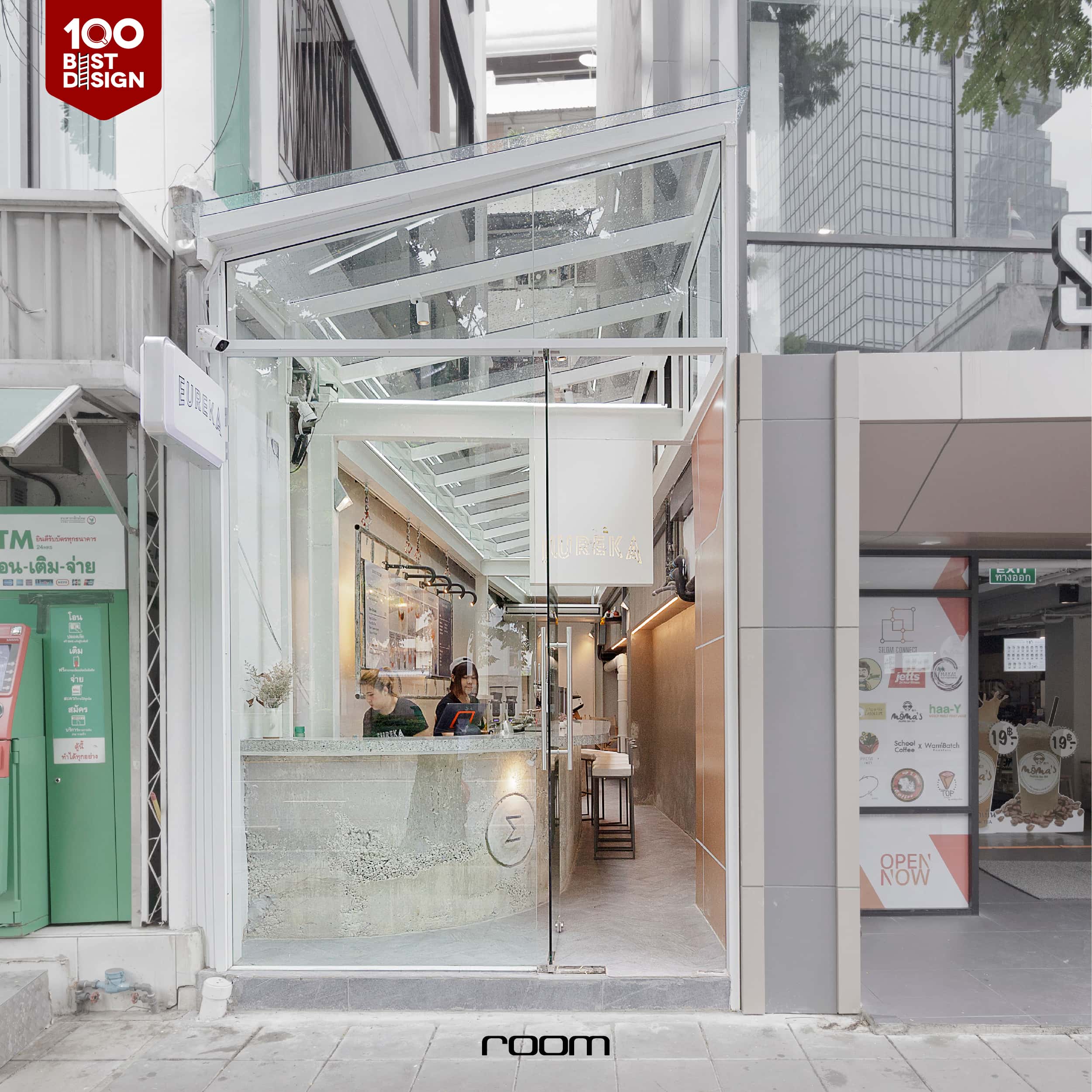 Small space cafe inspiration - Eureka Cafe Bangkok Thailand