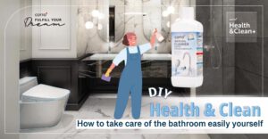 discloses the way how to keep your bathroom clean