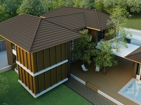 Ceramic Roof Tile - Excella for contemporary house