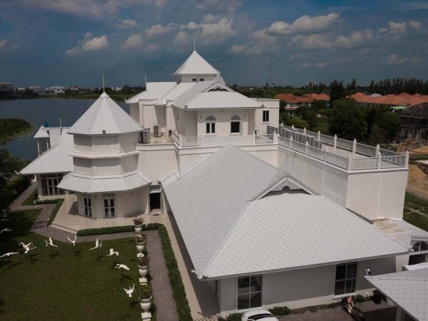 Fiber Cement Roof Ayara Classic Coral Grey site reference 3