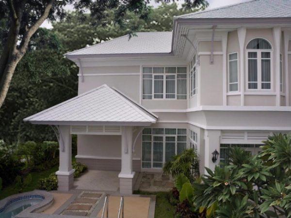 Fiber Cement Roof Ayara Classic Marble Grey site reference 1