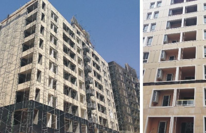 High Density Fiber Cement Board - high rise building Reference site