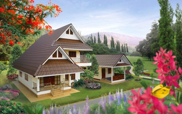 Long lasting Fiber Cement Roof Prima Series for single house