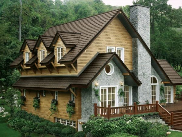 Neustile Concrete Roof Tile -Timber