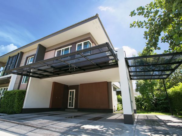 shinkolite-arcrylic roof for garage-grey-color